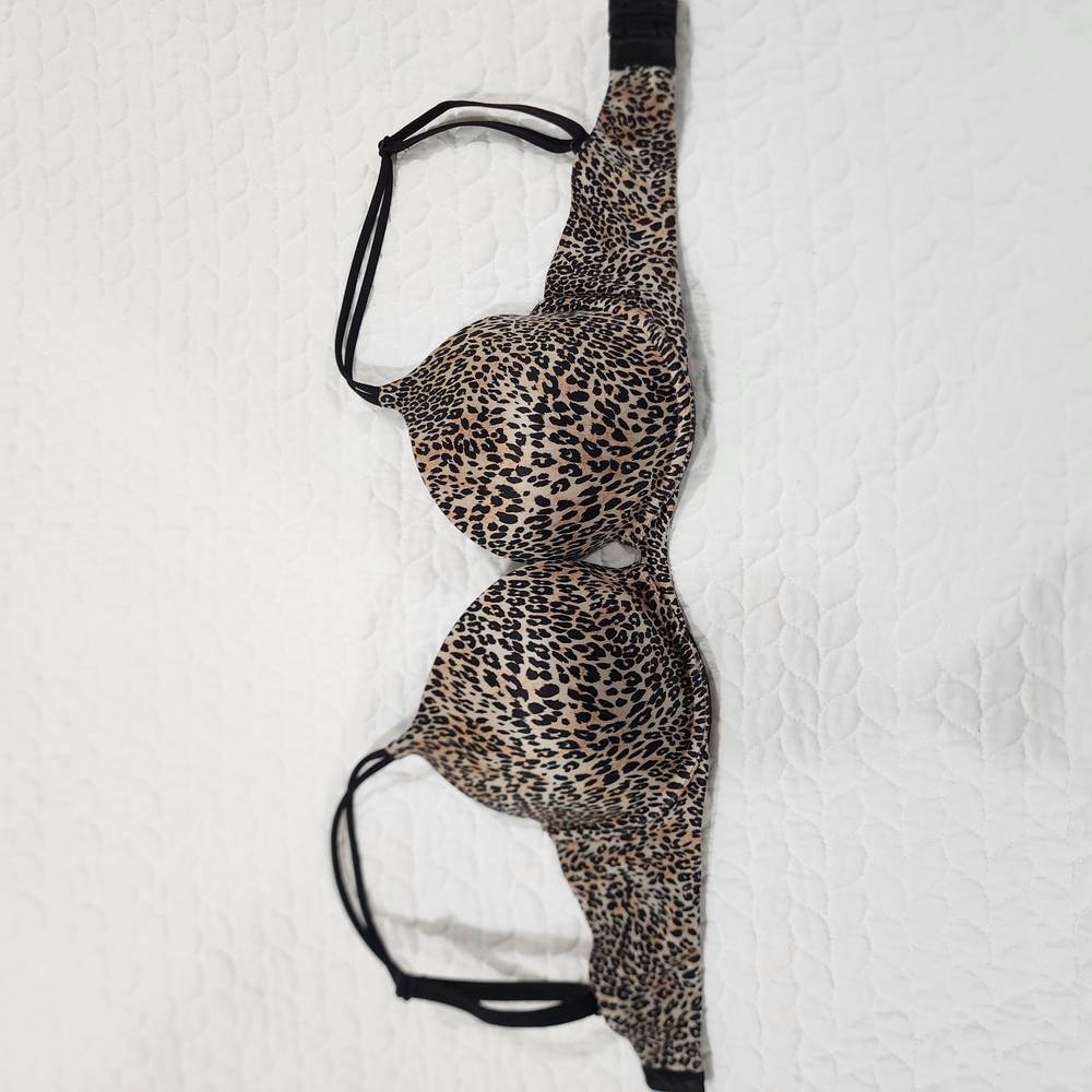 Leopard Print Women's Bra